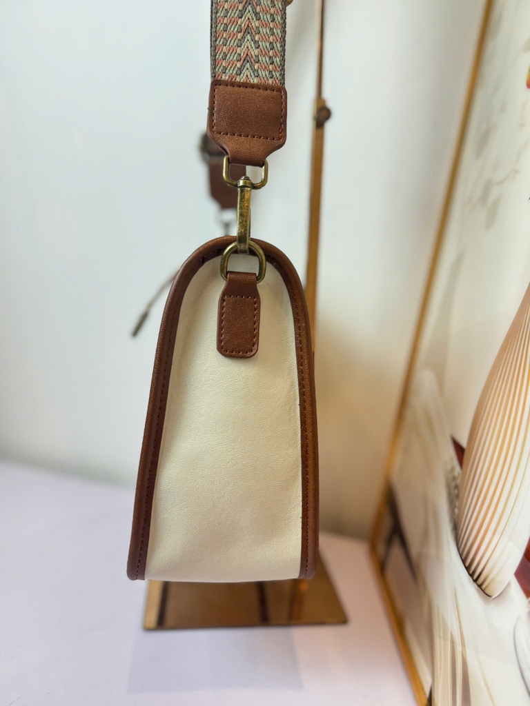 Túi Xách Nữ – Túi Đeo Vai Phối Viền Thanh Lịch TXL14