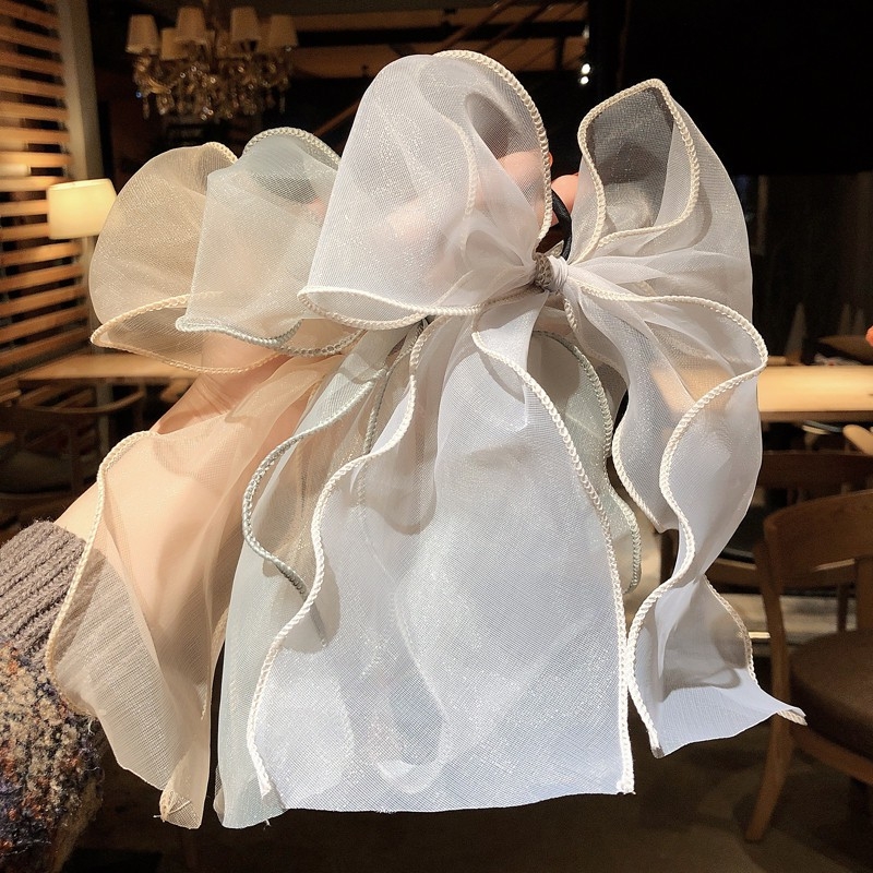 Cột tóc nơ xinh xắn tiểu thư ❤️Cột Kẹp Nơ Tóc Đẹp❤️ Búi tóc / Hoa cài Tóc Đẹp/ Kẹp đính đá/ Phụ kiện cho nữ/ QUÀ TẶNG.