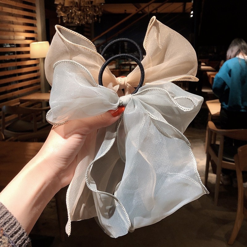 Cột tóc nơ xinh xắn tiểu thư ❤️Cột Kẹp Nơ Tóc Đẹp❤️ Búi tóc / Hoa cài Tóc Đẹp/ Kẹp đính đá/ Phụ kiện cho nữ/ QUÀ TẶNG.