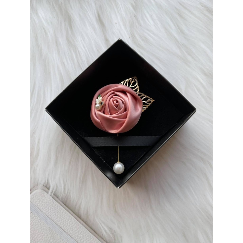 [Ảnh thật] Hoa cài áo nhí có kèm hộp/ Hoa cài áo cao cấp/ Cài áo đính đá/ Hoa cài áo nhí cho trẻ