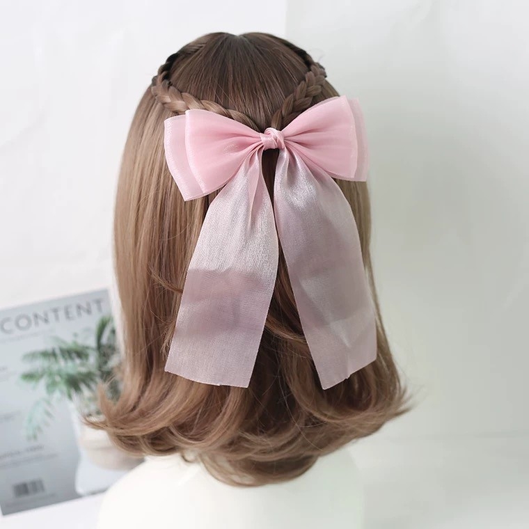 Kẹp tóc nơ xinh tiểu thư ❤️Kẹp tóc công sở❤️  Hoa cài Tóc Đẹp/ Kẹp đính đá /  Phụ kiện cho nữ/ QUÀ TẶNG KHÁCH HÀNG