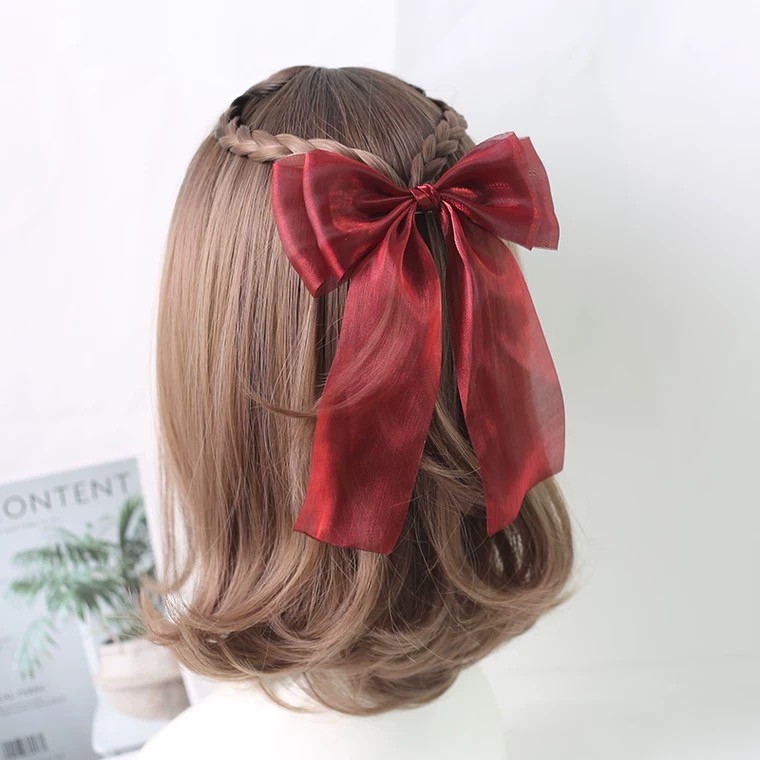 Kẹp tóc nơ xinh tiểu thư ❤️Kẹp tóc công sở❤️  Hoa cài Tóc Đẹp/ Kẹp đính đá /  Phụ kiện cho nữ/ QUÀ TẶNG KHÁCH HÀNG