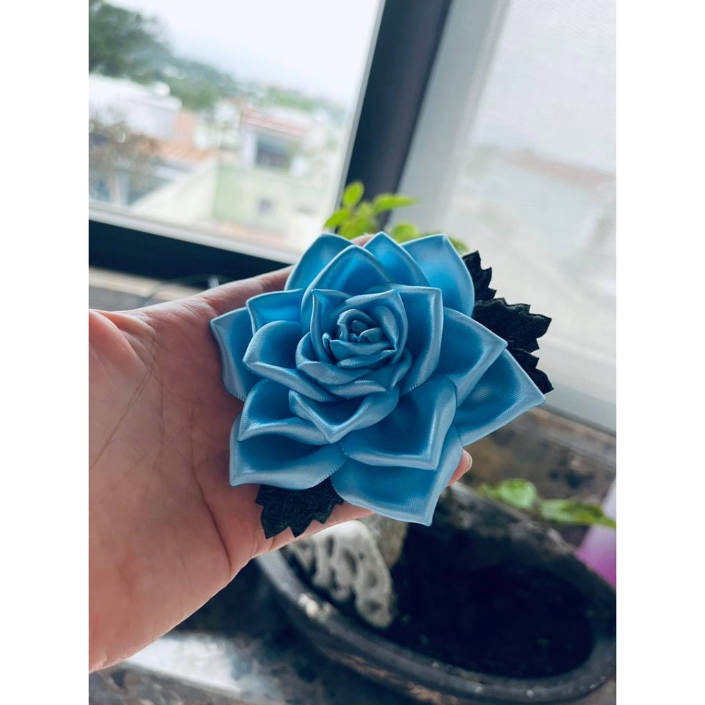 [Ảnh thật] Cài áo hoa sen đá xanh/ cài áo hoa sen/ Hoa cài áo nữ/ Cài áo cho lễ cưới