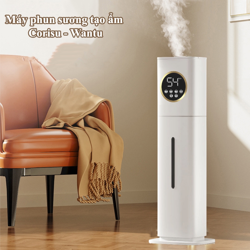 Máy phun sương tạo ẩm Corisu SCD2303 công suất lớn máy tạo ẩm có khử khuẩn UV tránh khô da ngừa viêm họng cho cả nhà