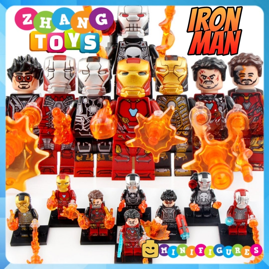 X p hinh Iron Man Tony Stark tuy n t p m i nh t 2019 Lego Minifigures PRCK GD230 237 Zhang Brick Shop