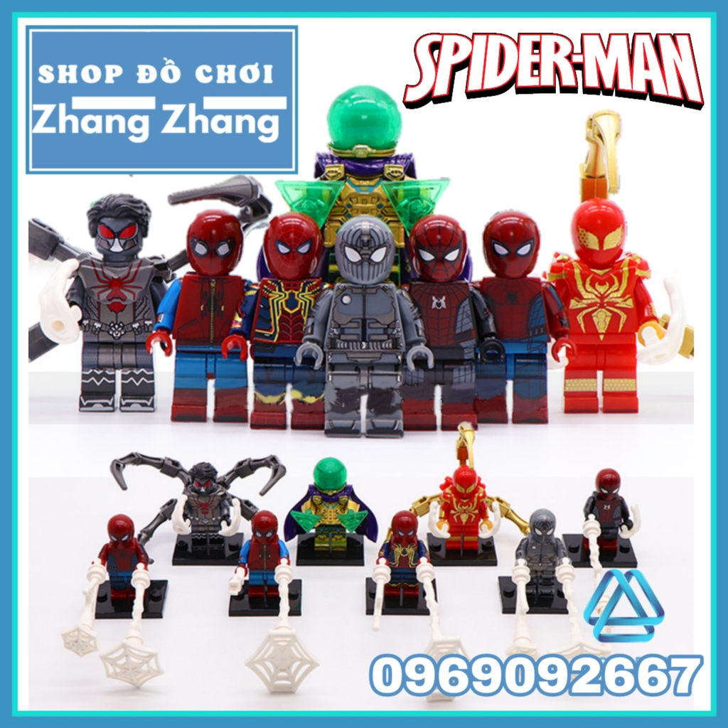 Xếp hình Spider Man Far from home, Mysterio Lego Minifigures Wm wm6071 |  Shop Lego Zhang Zhang