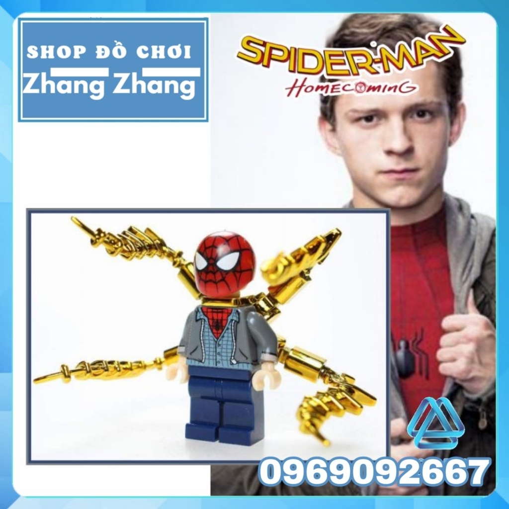 Xếp hình Người nhện trở về nhà Spider-man Homecoming Lego Minifigures Kopf  KF1166 KF6090 | Shop Lego Zhang Zhang