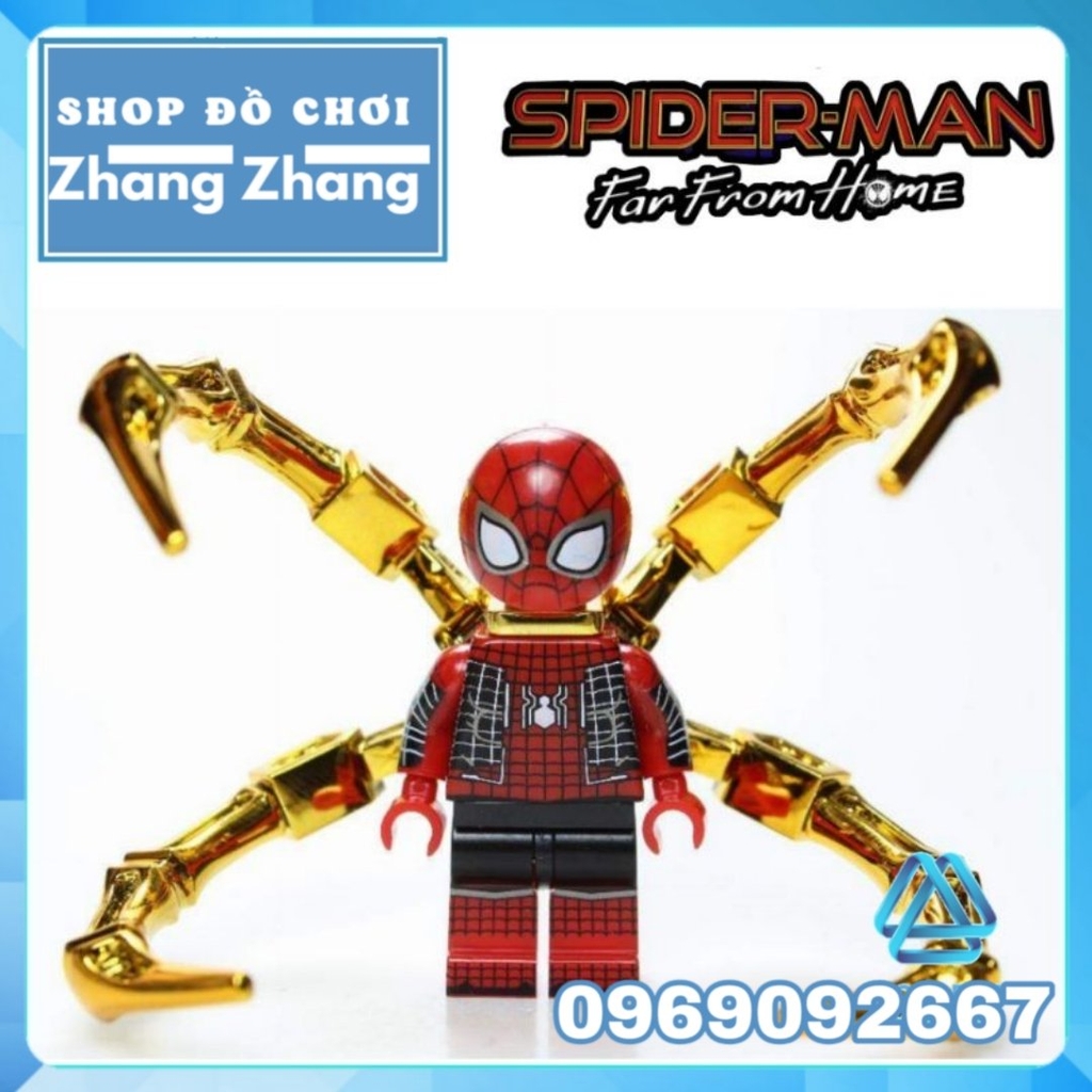 Xếp hình người nhện Spider-Man Far From home Lego Minifigures Kopf KF6090  KF1163 | Shop Lego Zhang Zhang
