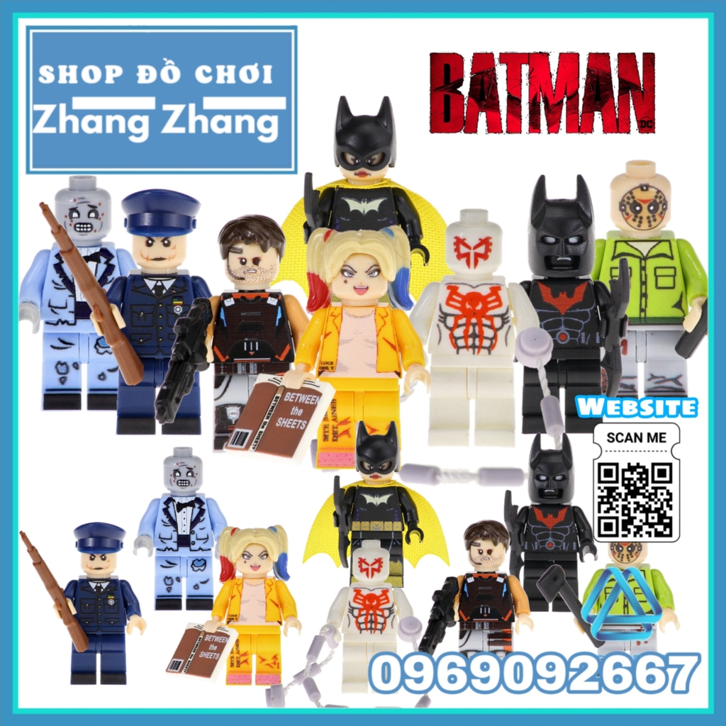 Xếp hình Deadshot Harley Quinn Prom Zombie Batgirl Batman Beyond Joker  Spider-Man 2099 Lego Minifigures Pogo PG8143 | Shop Lego Zhang Zhang