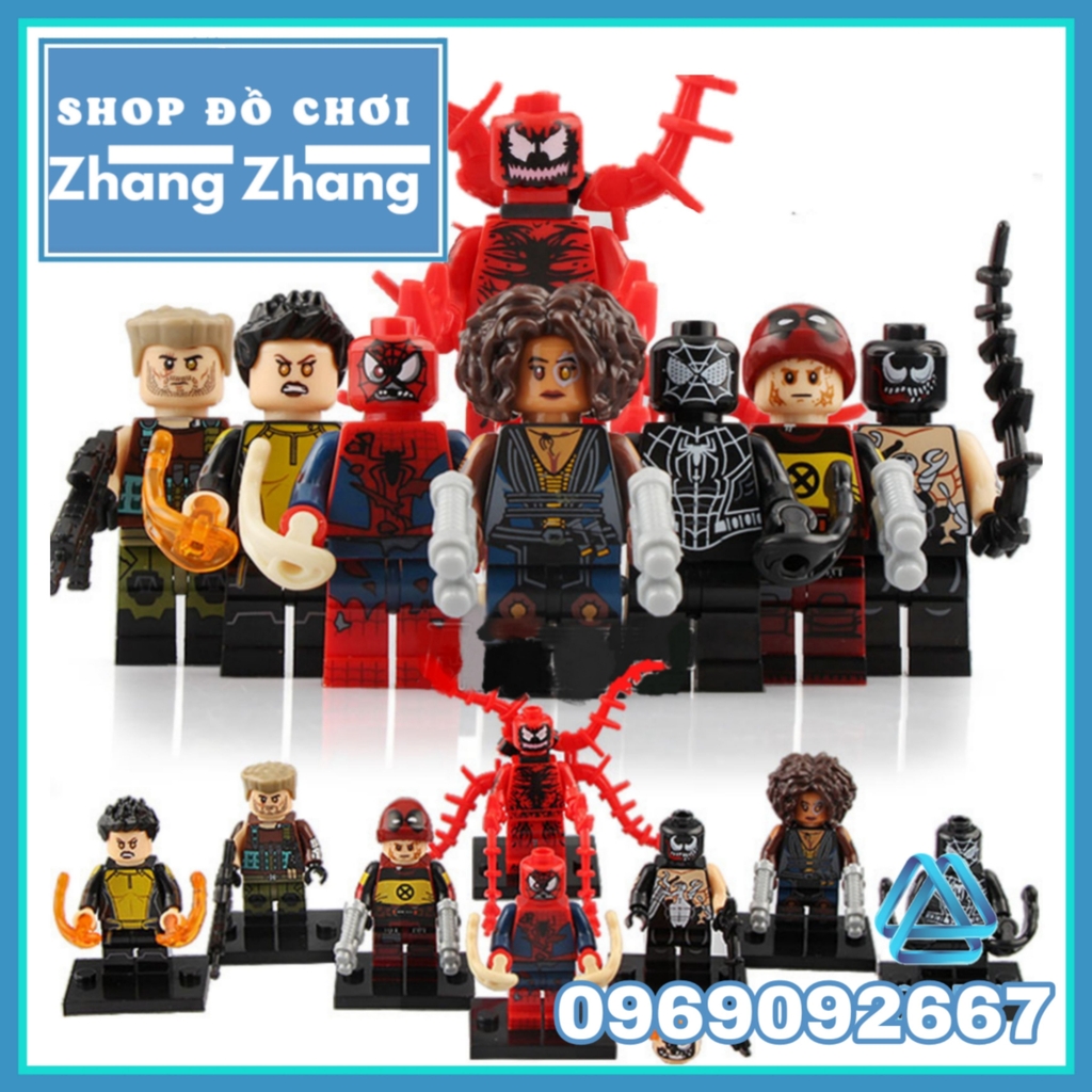 Xếp hình Spider-Man Deadpool Domino Venom Cable Warhead Negasonic siêu anh  hùng Marvel Lego Minifigures Xinh x0166 | Shop Lego Zhang Zhang