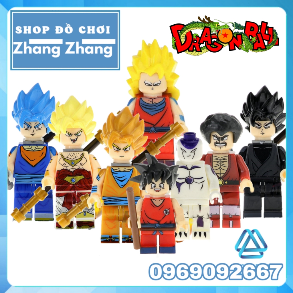 Xếp hình 7 viên ngọc rồng - Dragon Balls Songoku Lego Minifigures ...