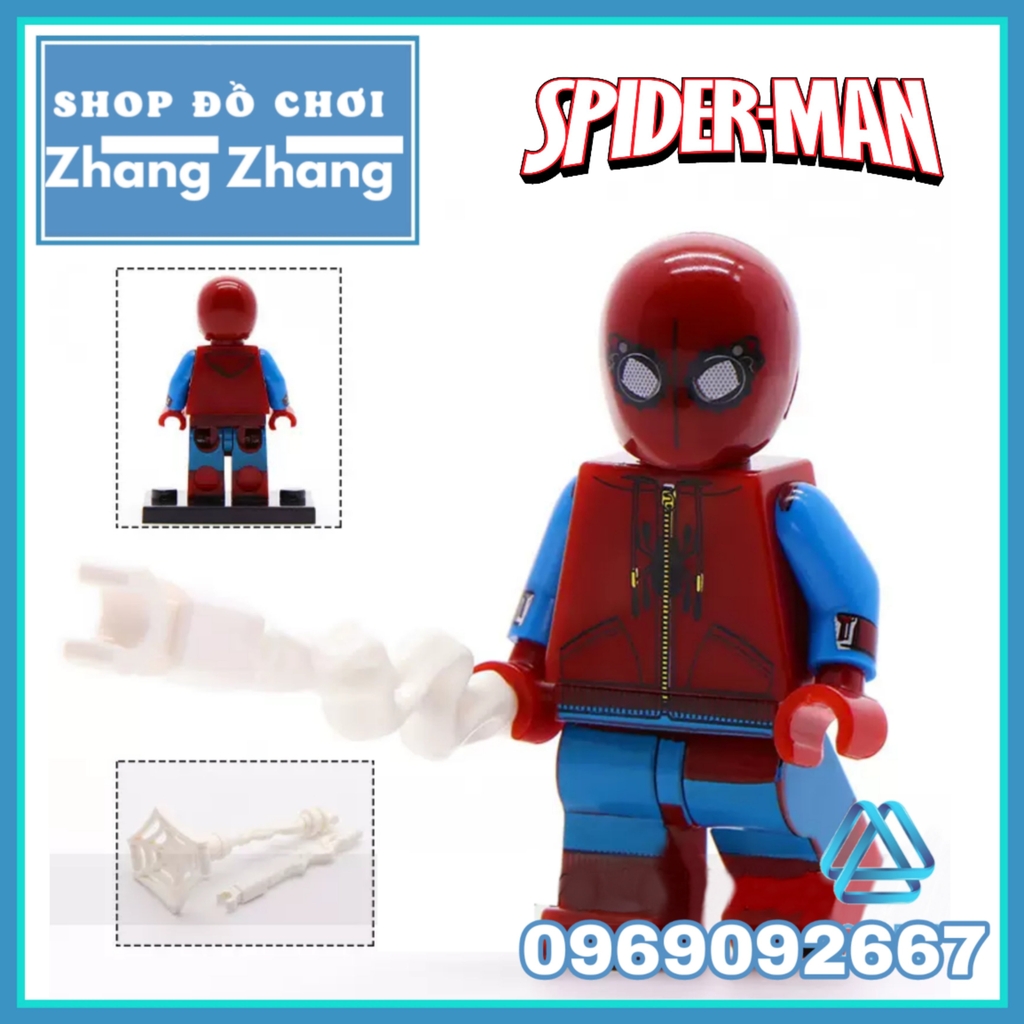 Xếp hình Spider Man Far from home, Mysterio Lego Minifigures Wm ...