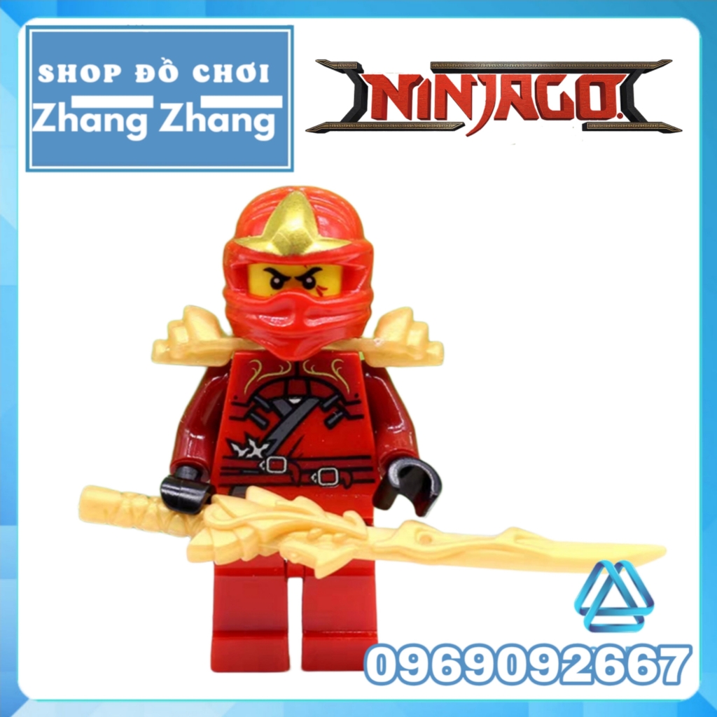 Xếp hình Ninjago Zane - Golden Ninja - Cole - Lloyd - Jay - Kai ...