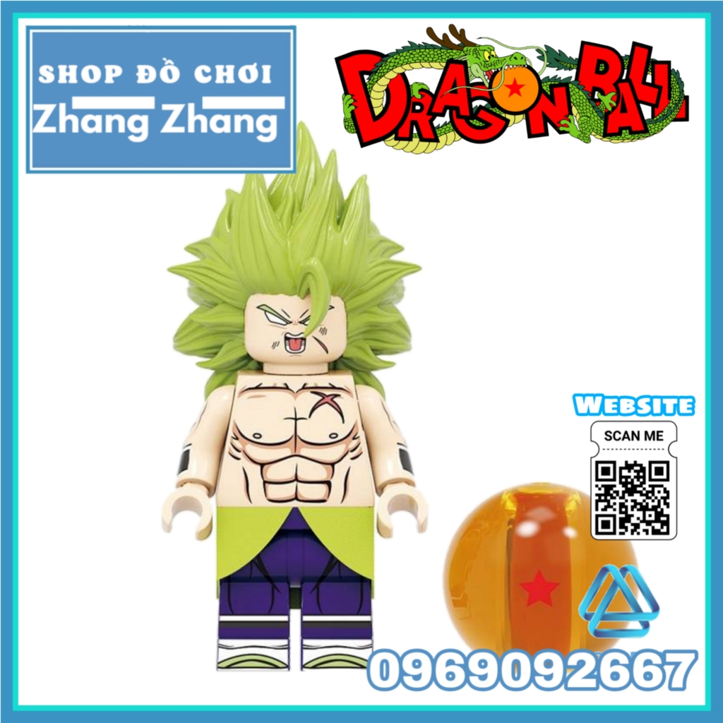 LEGO Dragon Ball Z Super Saiyan Goku Vegeta Gohan Bardock Majin Buu  Unofficial Minifigures 