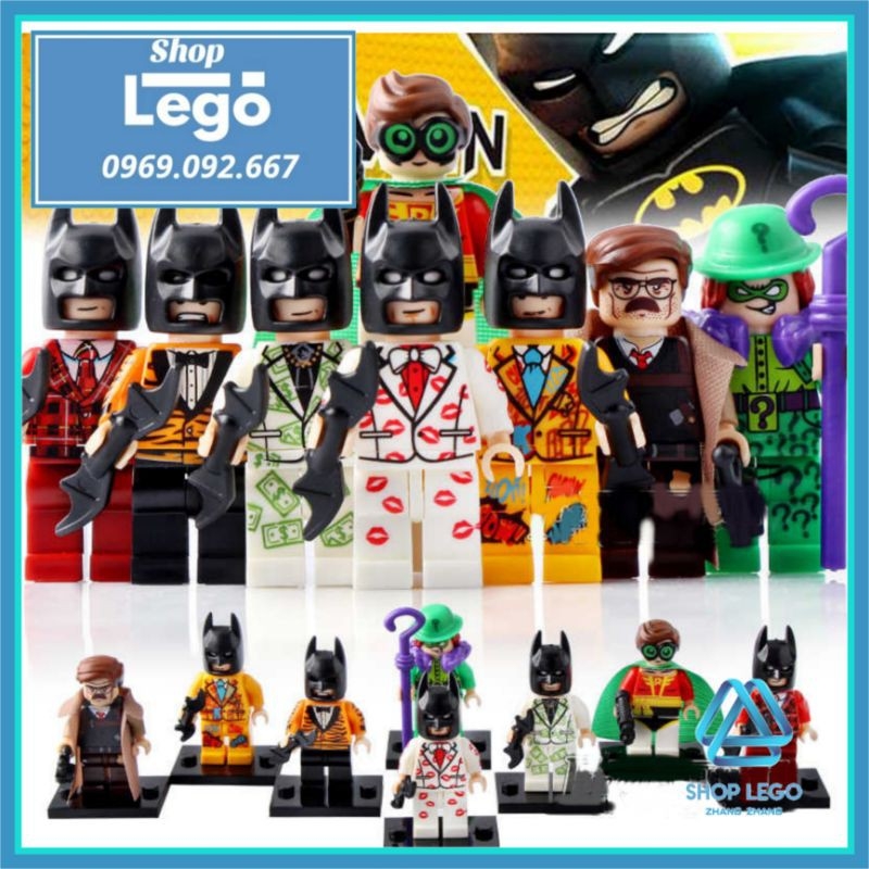 Xếp hình Batman Robin James Gordon Penguins đại chiến Lego Minifigures POGO  PG8046 | Shop Lego Zhang Zhang