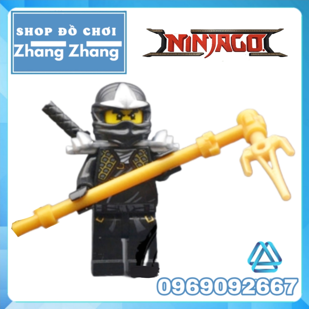 Xếp hình Ninjago Zane - Golden Ninja - Cole - Lloyd - Jay - Kai ...