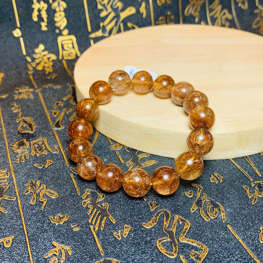 Vòng thạch anh tóc nâu