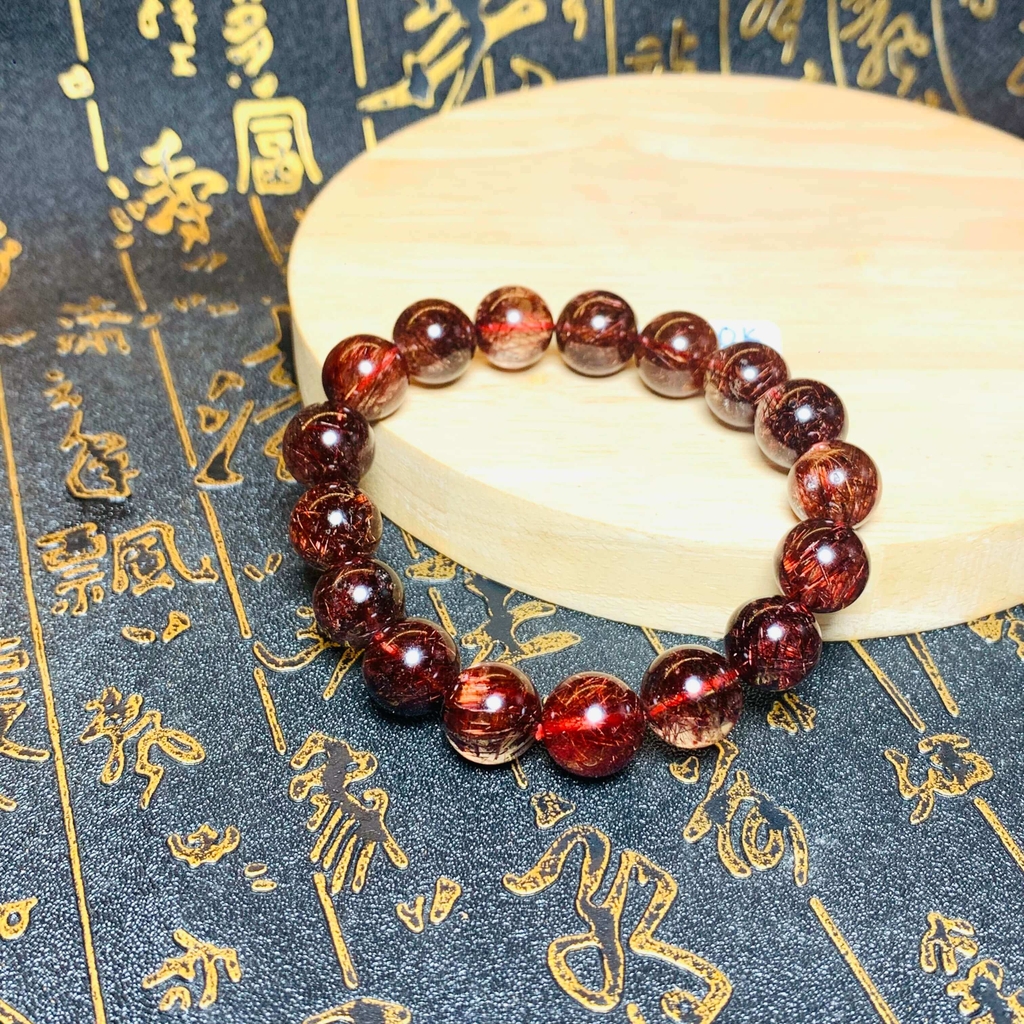 Vòng thạch anh tóc đỏ