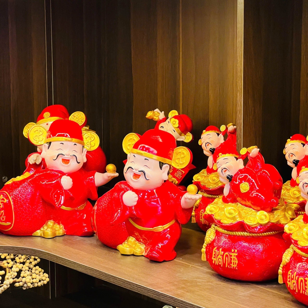 Tượng Thần Tài Decor & Heo Đất Tiết Kiệm – Chiêu Tài Tiến Bảo, Khởi Đầu Đắc Lợi