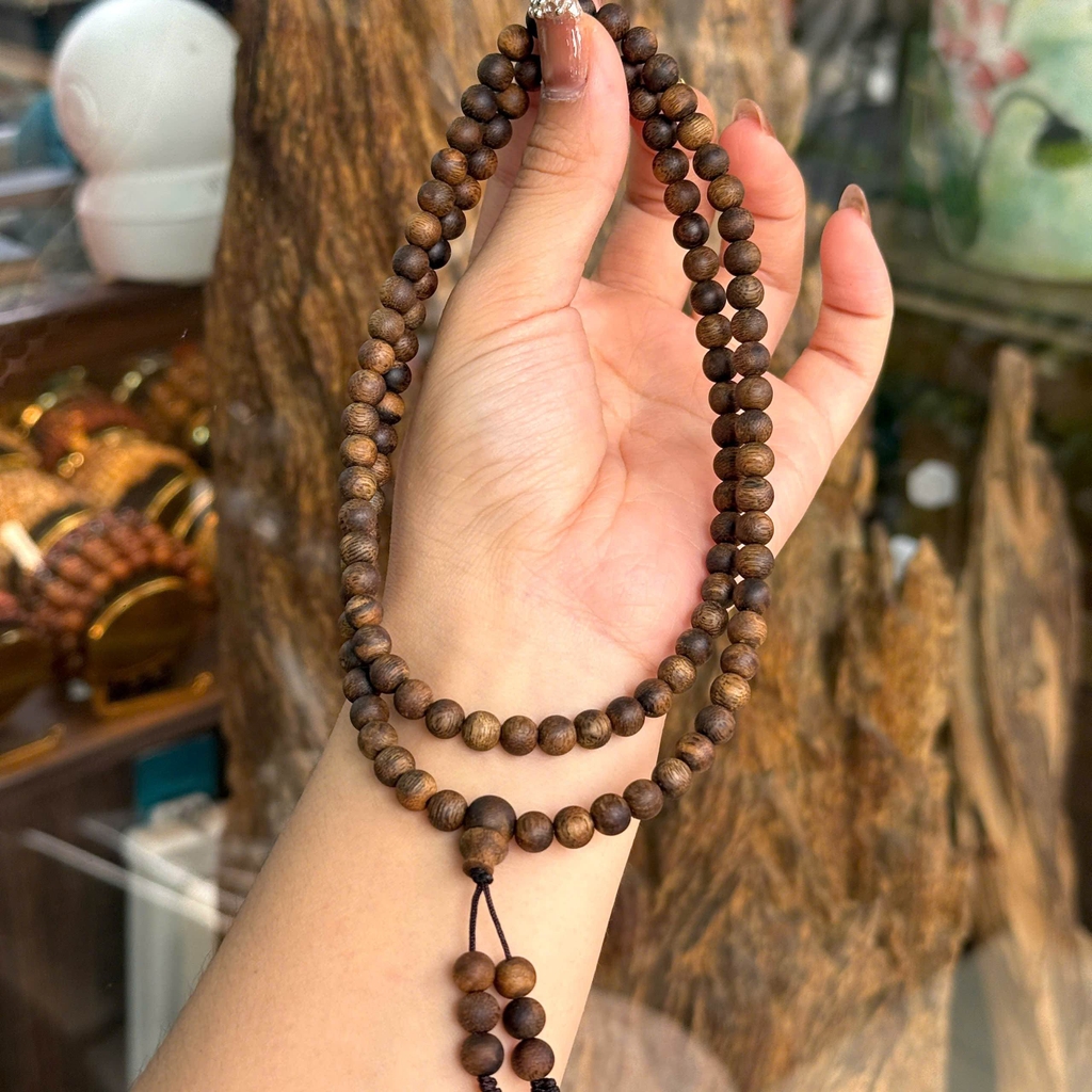 Chuỗi Trầm Hương Chìm Hải Nam 6.5li – Tinh Hoa Đất Trời & Tâm Linh