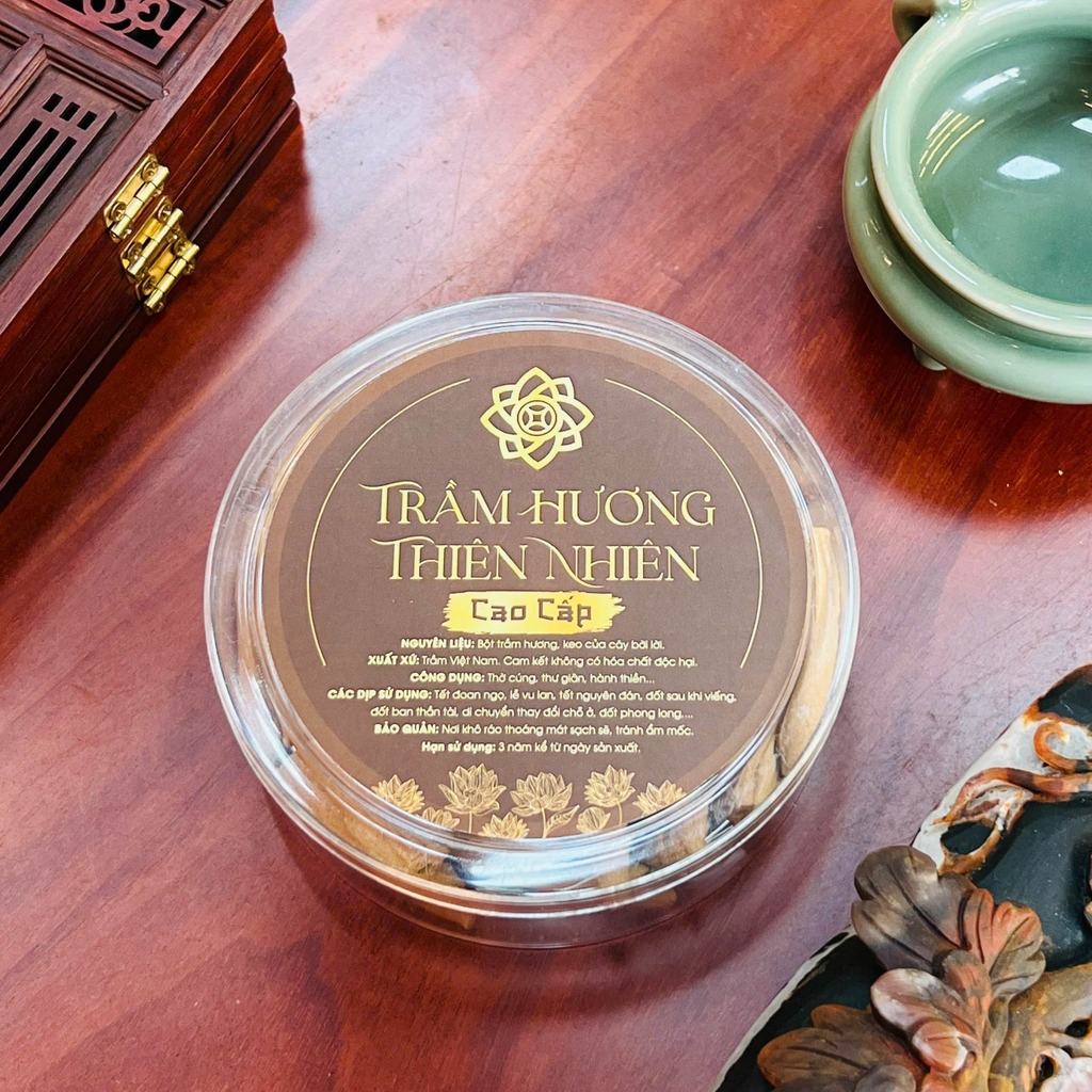 Nụ Trầm Hương Búp Sen Cao Cấp 30 nụ – 100% Tự Nhiên, Thanh Lọc Không Gian