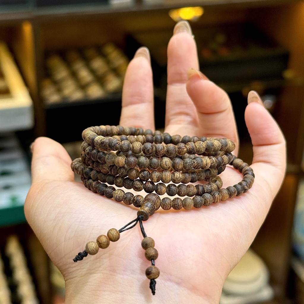 Chuỗi Trầm Hương Chìm Việt Nam 4.5ly – Tinh Hoa Đại Ngàn & Đẳng Cấp Thượng Lưu