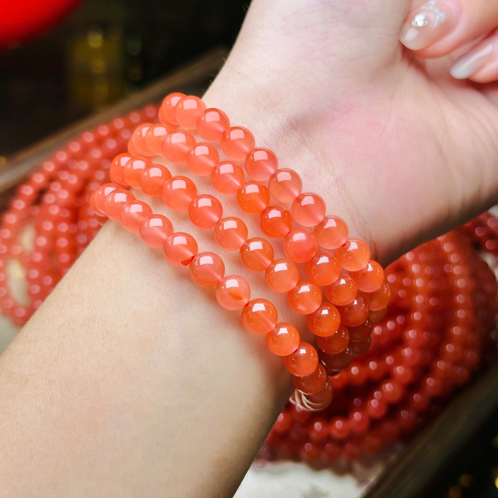 Chuỗi Ngọc Nam Hồng 6.5-7mm Q4 – Vẻ Đẹp Rực Rỡ & Đẳng Cấp