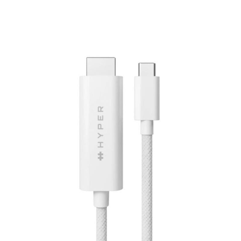 Cáp Hyperdrive USB C Sang HDMI 4K60Hz (2,5m) HD6007WHGL