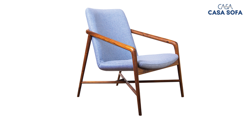 Hình ảnh ghế khung gỗ tràm bọc nệm vải bố cao cấp gân lớn