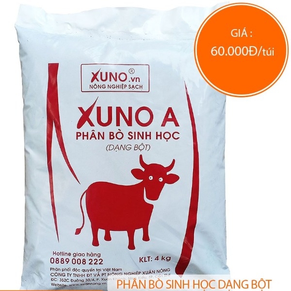 PHÂN BÒ XUNO A (DẠNG BỘT)