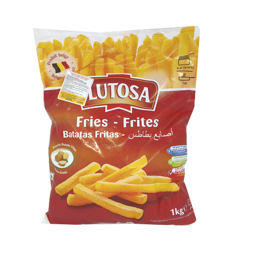 Khoai tây đông lạnh sợi nhỏ potato chips Lutosa 1000g