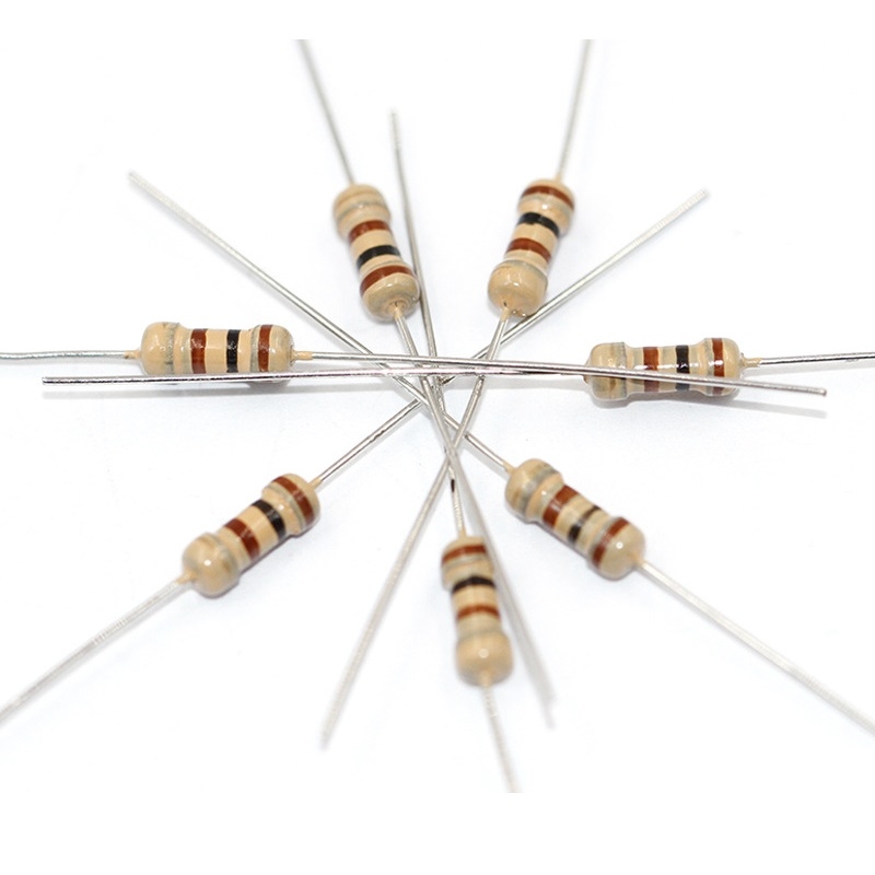 Điện trở 6.8K Ohm 1/4W 5% 4 vòng màu - gói 50