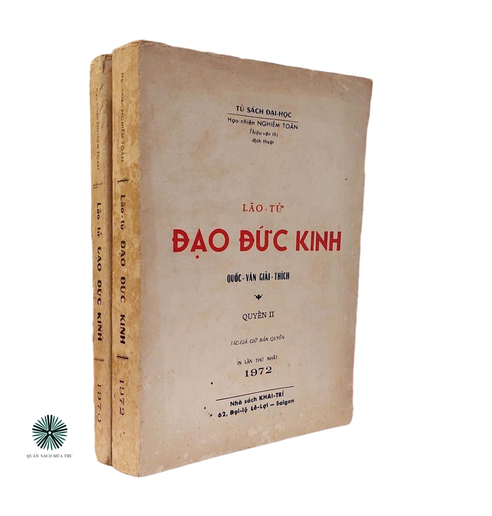 LÃO TỬ ĐẠO ĐỨC KINH QUỐC VĂN GIẢI THÍCH