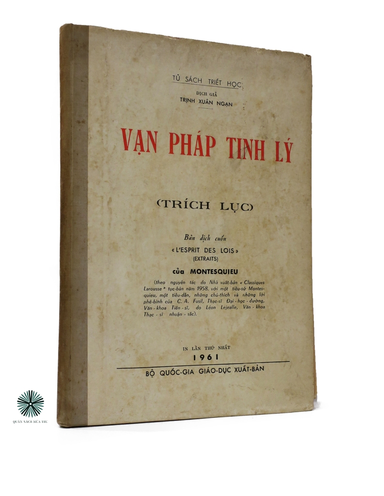 VẠN PHÁP TINH LÝ - ẤN BẢN GIẤY TRẮNG