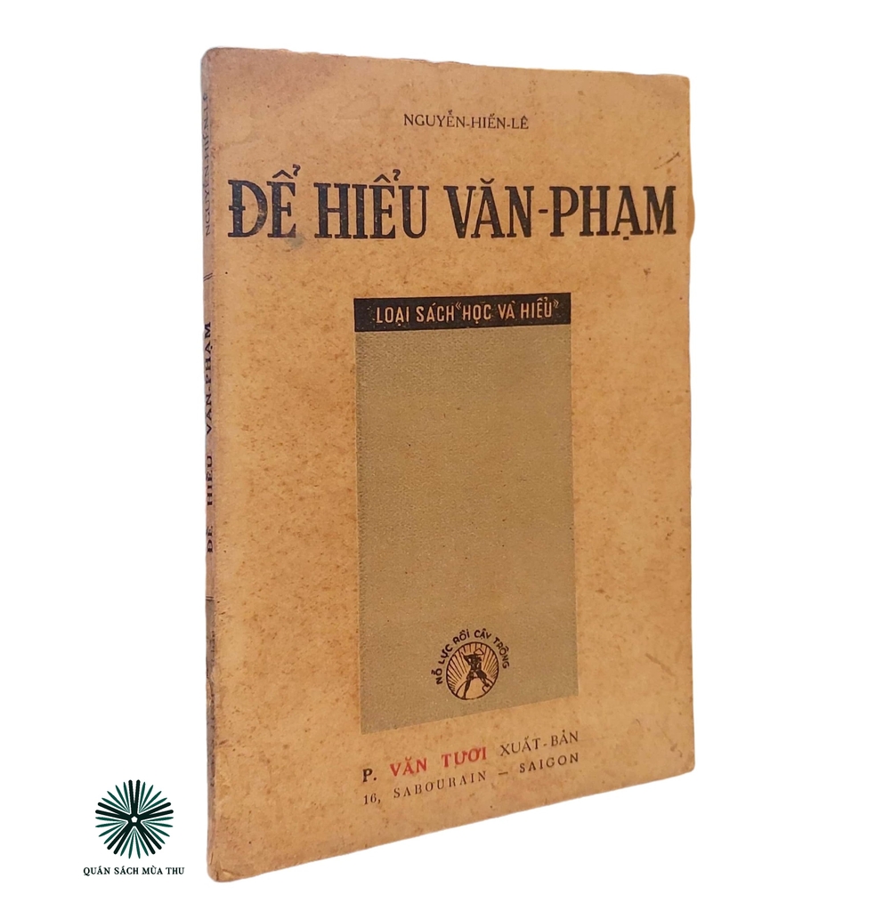 ĐỂ HIỂU VĂN PHẠM