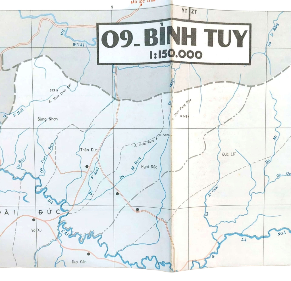 BẢN ĐỒ BÌNH TUY (SỐ 9)