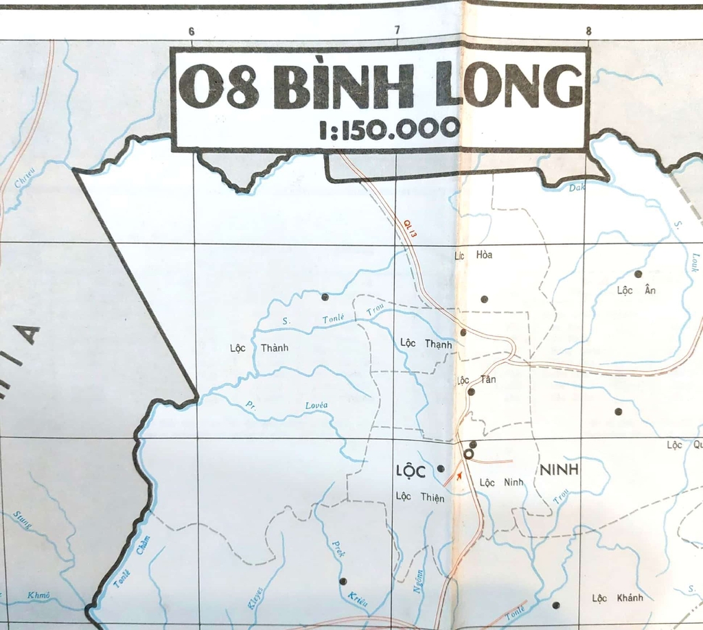 BẢN ĐỒ BÌNH LONG (SỐ 8)