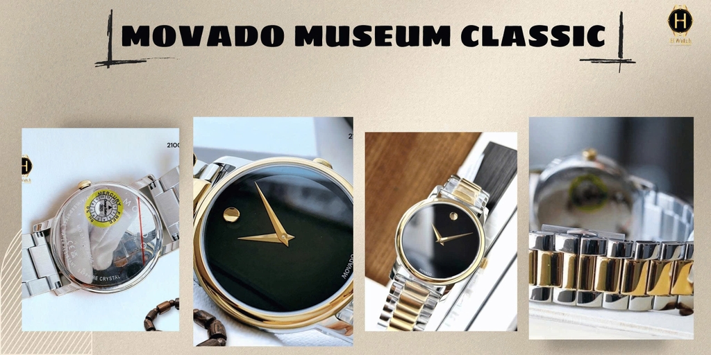  Movado Quartz Museum Classic Sapphire 2100016 