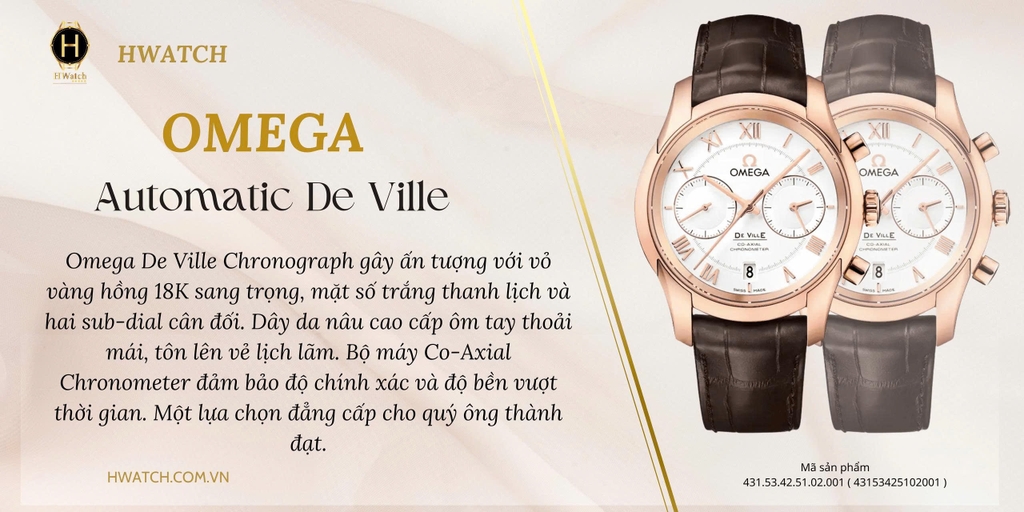 Omega Automatic De Ville 431.53.42.51.02.001 ( 43153425102001 )