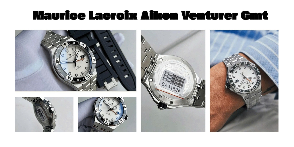  Maurice Lacroix Automatic Aikon Venturer Gmt AI6158-SS00F-131-A ( AI6158SS00F131A )