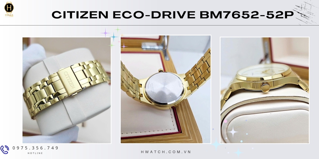 Citizen Quartz Eco-Drive archives BM7652-52P