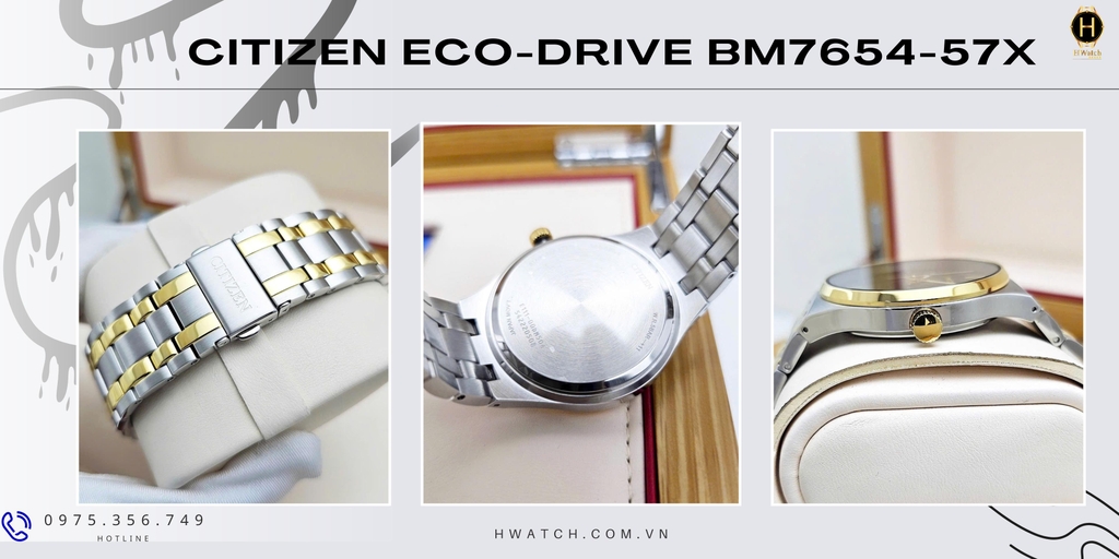 Citizen Quartz Eco-Drive archives BM7654-57X