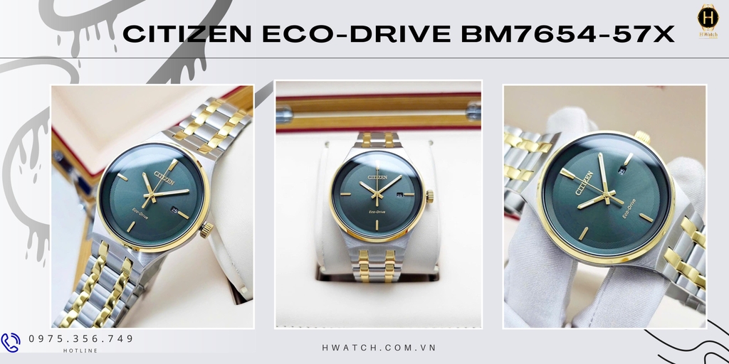 Citizen Quartz Eco-Drive archives BM7654-57X