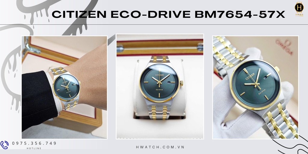 Citizen Quartz Eco-Drive archives BM7654-57X