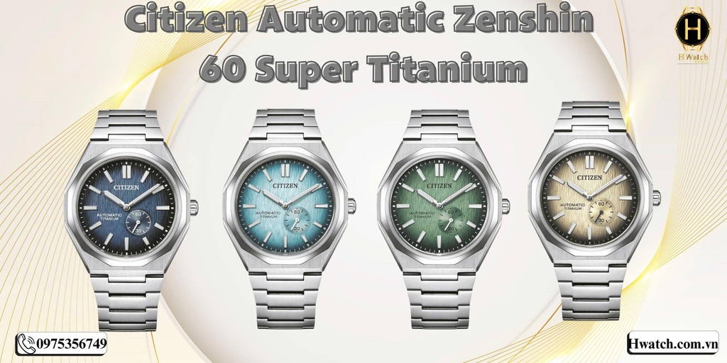 BST Citizen Automatic Zenshin 60 Super TitaniumNK5020-58L NK5020-58M NK5020-58P NK5020-58X