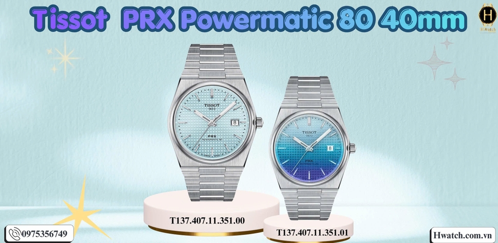 Tổng quan BST Tissot PRX Powermatic 80 40mm