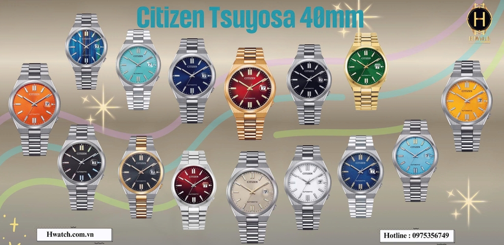 BST Đồng Hồ Nam Citizen Tsuyosa 40mm
