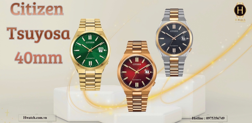 BST Đồng Hồ Nam Citizen Tsuyosa 40mm