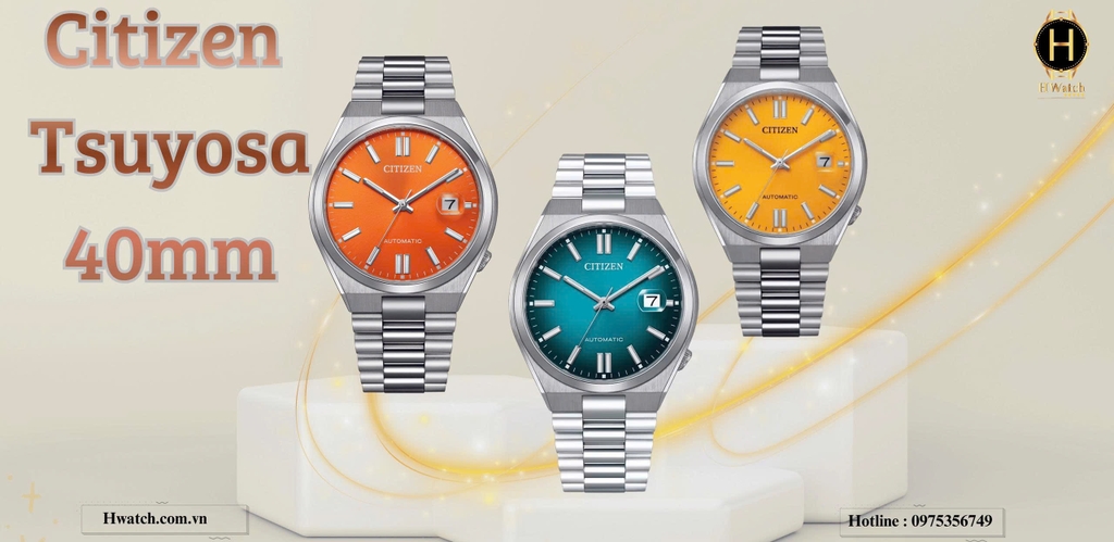 BST Đồng Hồ Nam Citizen Tsuyosa 40mm