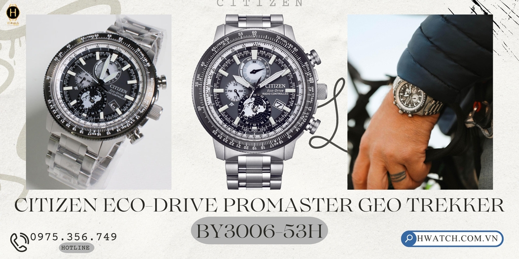 Citizen Quartz Eco-Drive Promaster Geo Trekker BY3006-53H